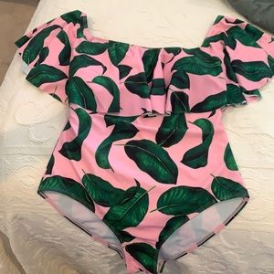 Tempt Me Women's One Piece On/Off Shoulder Ruffled